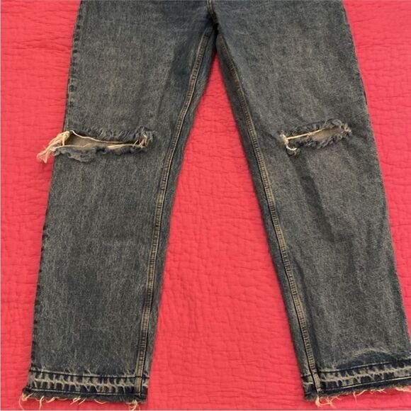 Sandro Distressed Blue Jeans, M - Picture 3 of 9